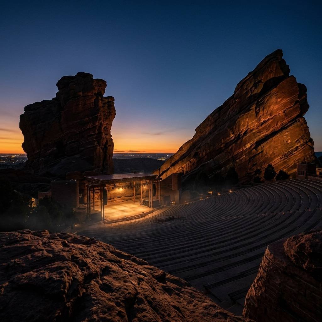 Red Rocks Amphitheatre near Denver, Colorado